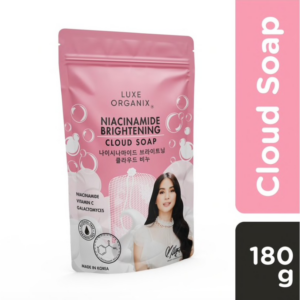 5 Pcs LUXE ORGANIX  Niacinamide Brightening Cloud Soap 180g