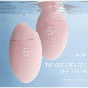 5 Pcs FAIRY SKIN Premium Brightening Sunscreen 50g