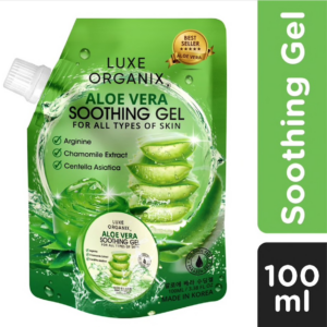 5 Pcs LUXE ORGANIX 99.85% Aloe Vera Soothing Gel 100ml