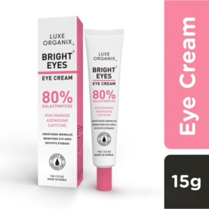 5 Pcs LUXE ORGANIX Bright Eyes Eye Cream 80% Galactomyces 15g