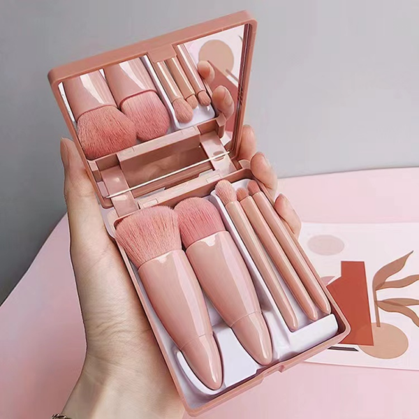 10 Sets Makeup Brush Set with Mirror