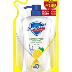 5 Pcs SAFEGUARD Bodywash Lemon 620ml Refill