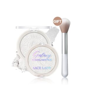 5 Pcs SACE LADY Highlighter/Shimmer Face Powder (Moonlight Gravel)