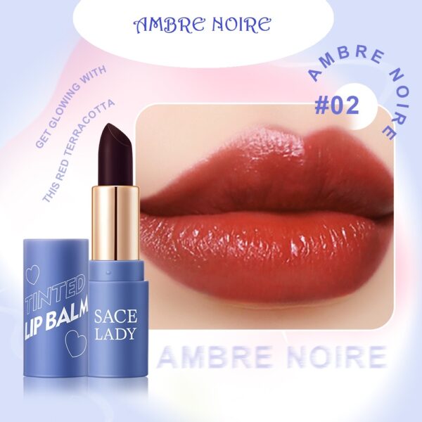 5 Pcs SACE LADY Tinted Lip Balm (Ambre Niore)